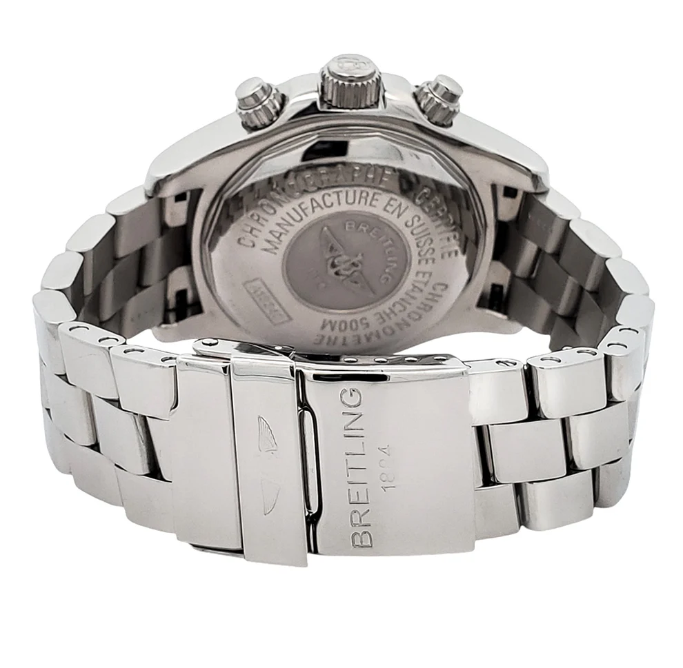 Orologio replica: Breitling Chrono SuperOcean Day-Date 42 mm, blu, concentrico, quadrante, acciaio — aggraziato – Foto 5