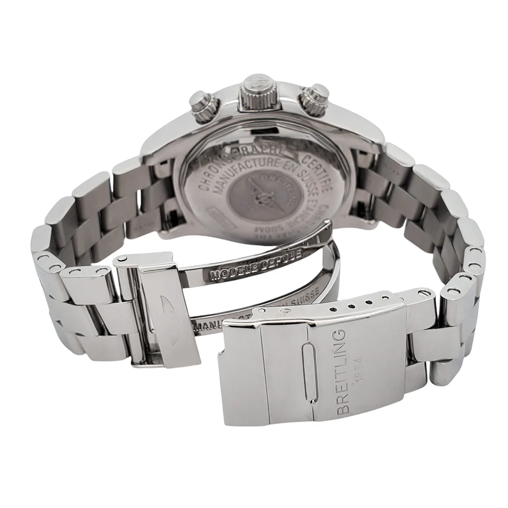 Orologio replica: Breitling Chrono SuperOcean Day-Date 42 mm, blu, concentrico, quadrante, acciaio — aggraziato – Foto 6
