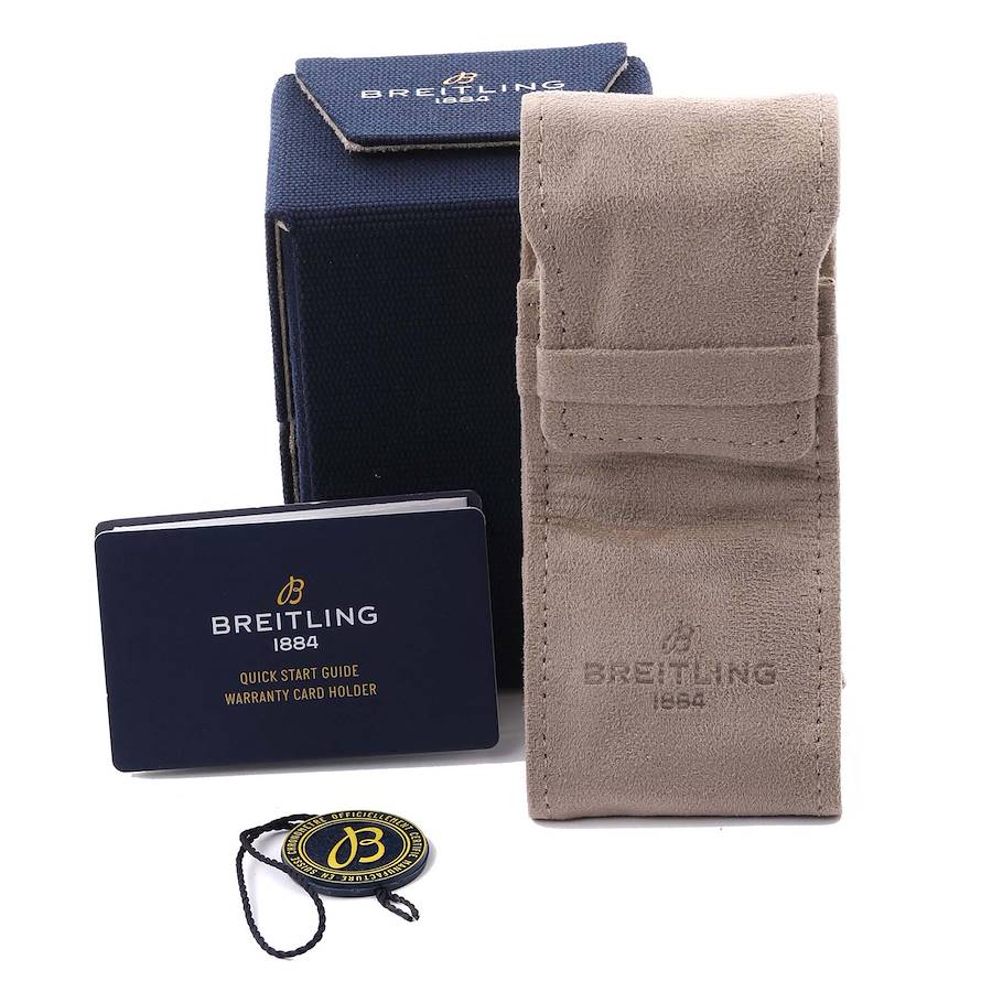 Orologio replica da uomo: Breitling Chronomat B01, quadrante blu ghiaccio, acciaio, PB0134 — di alta qualità – Foto 7