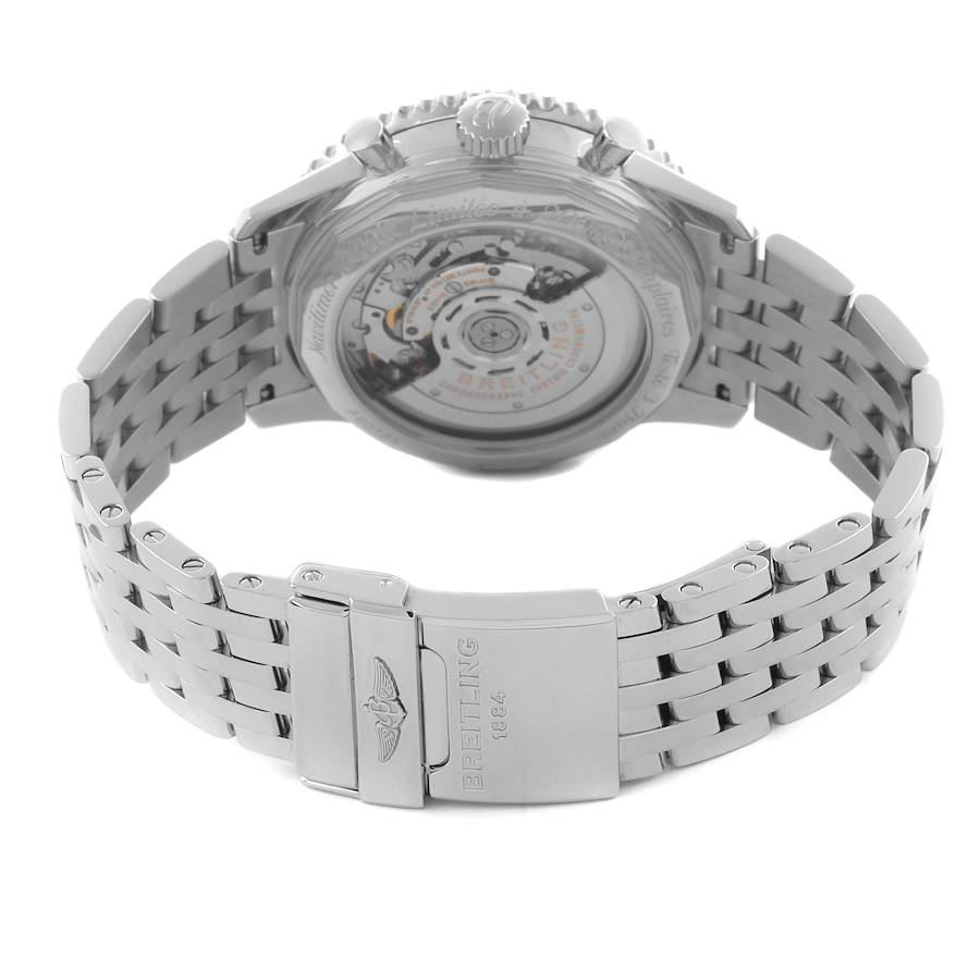 Orologio replica da uomo: Breitling Navitimer 01, edizione limitata, quadrante argentato, acciaio, AB0123 — di qualità superiore – Foto 7