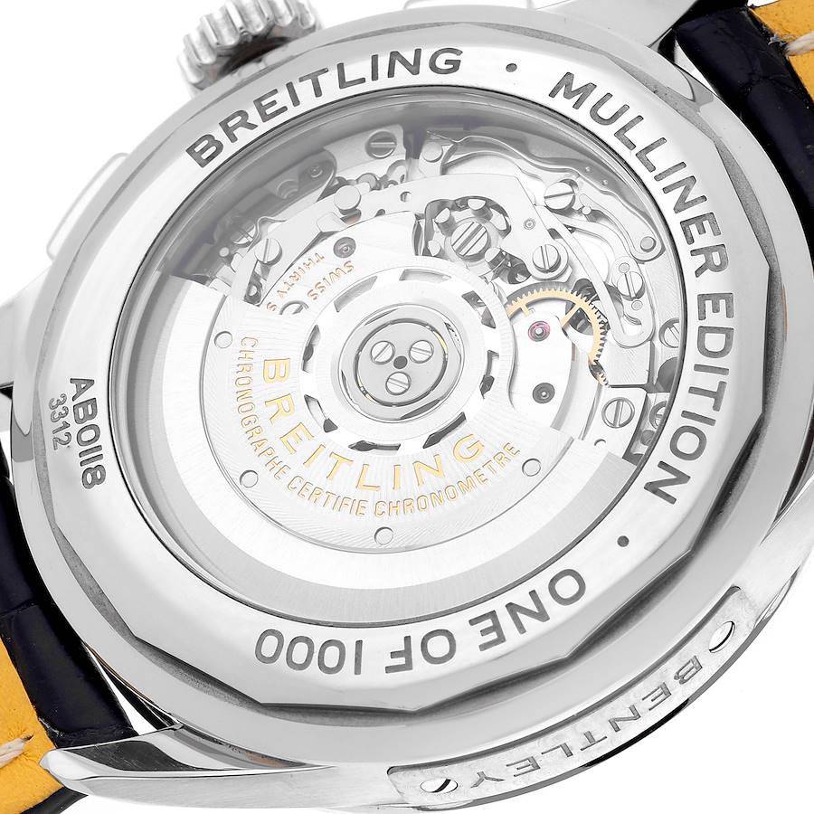 Orologio replica da uomo: Breitling Premier B01, cronografo, quadrante argentato, acciaio, AB0118 — di pregio – Foto 6