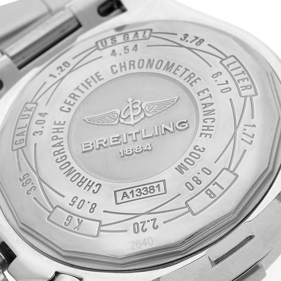 Orologio replica da uomo: Breitling Avenger II, quadrante blu, acciaio, A13381 — bello – Foto 6
