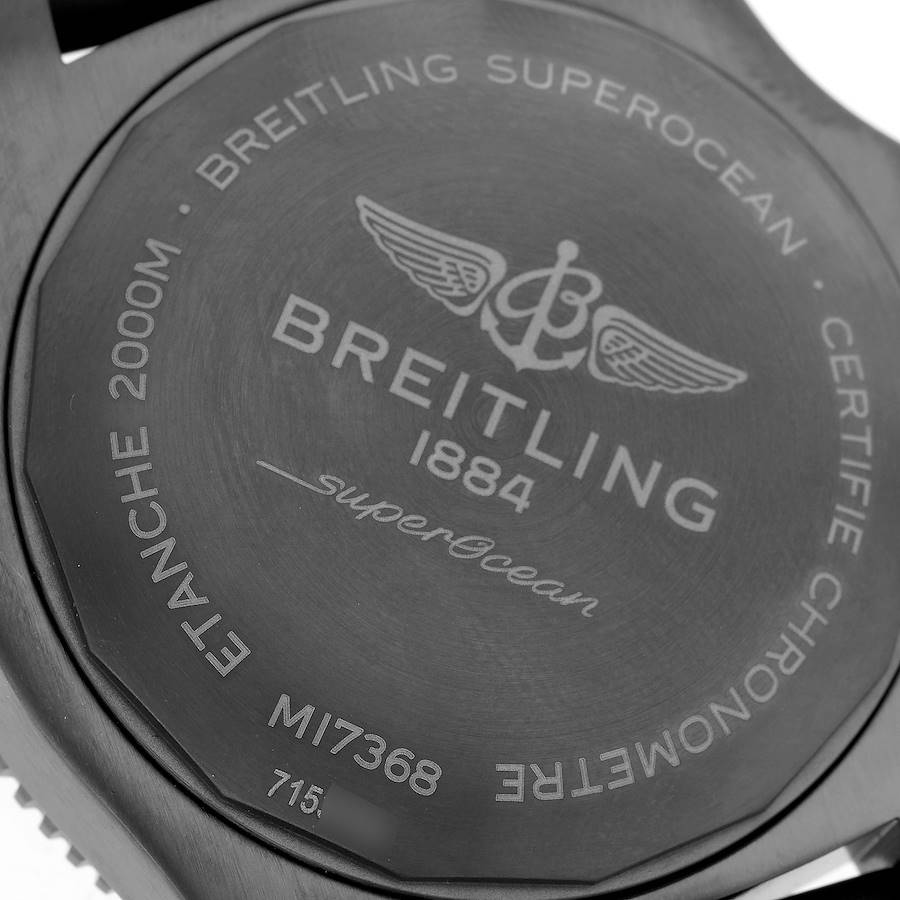 Orologio replica da uomo: Breitling Superocean 46, giallo, quadrante, DLC, acciaio, M17368 — a basso costo – Foto 6