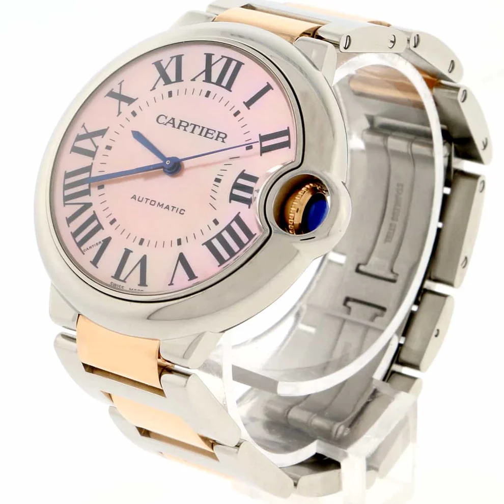 Orologio replica: Cartier Ballon Bleu 18K, oro rosa, /, acciaio, 36 mm — di prestigio – Foto 3