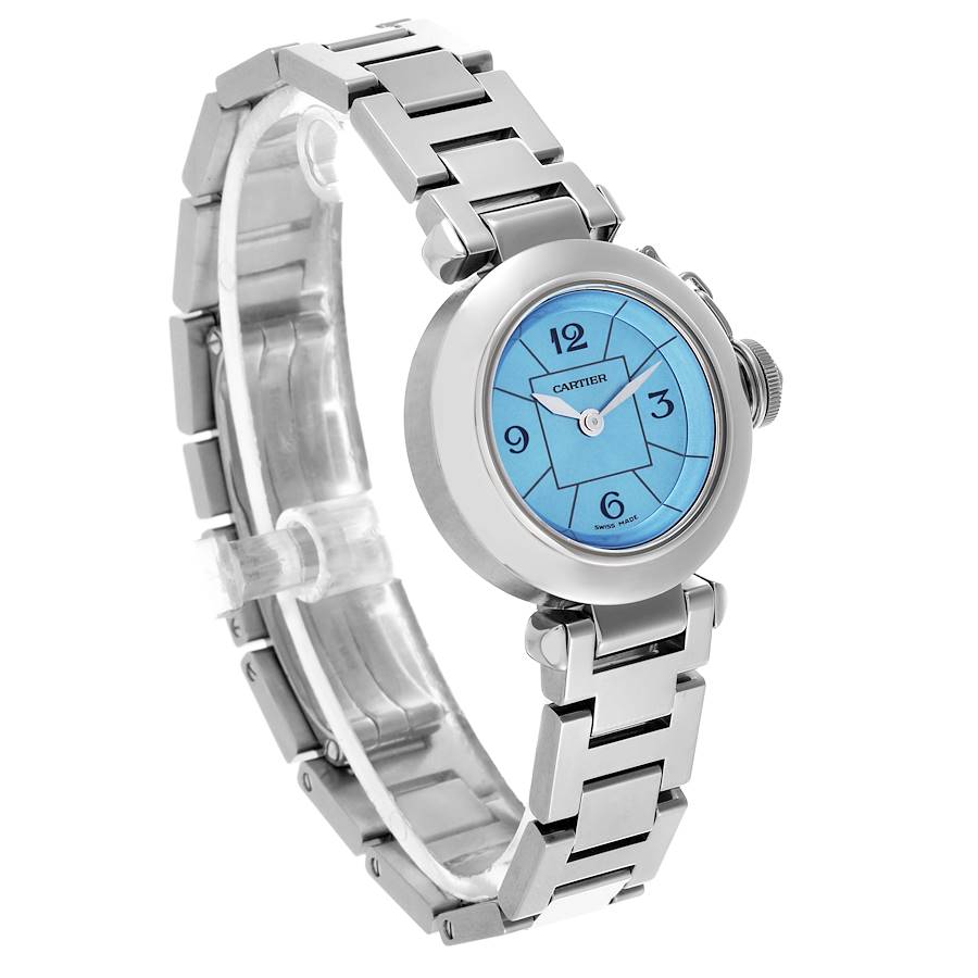 Orologio replica da donna: Cartier Miss Pasha, 1° anniversario, quadrante blu, acciaio, W3140024 — ad alte prestazioni – Foto 3