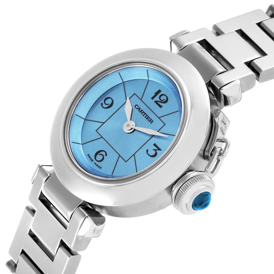 Orologio replica da donna: Cartier Miss Pasha, 1° anniversario, quadrante blu, acciaio, W3140024 — ad alte prestazioni – Foto 5
