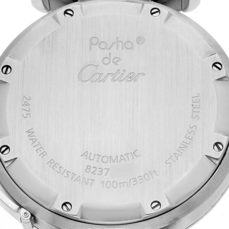 Orologio replica da uomo: Cartier Pasha C Big Date, misura intermedia, acciaio, W31055M7 — in evidenza – Foto 6