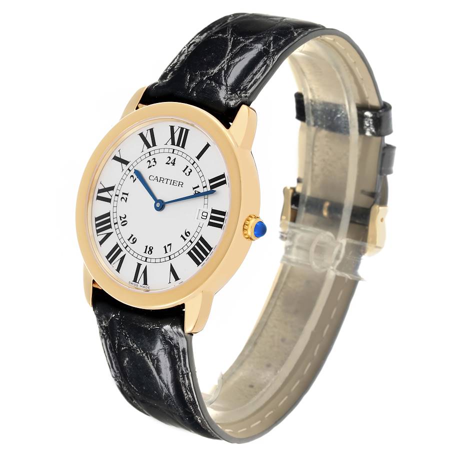 Orologio replica da uomo: Cartier Ronde Solo 36 mm, misura grande, oro giallo, acciaio, W6700455 — per ogni budget – Foto 3