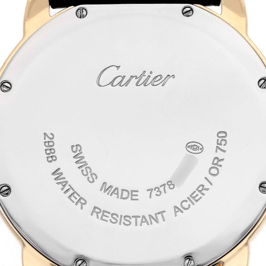 Orologio replica da uomo: Cartier Ronde Solo 36 mm, misura grande, oro giallo, acciaio, W6700455 — per ogni budget – Foto 5