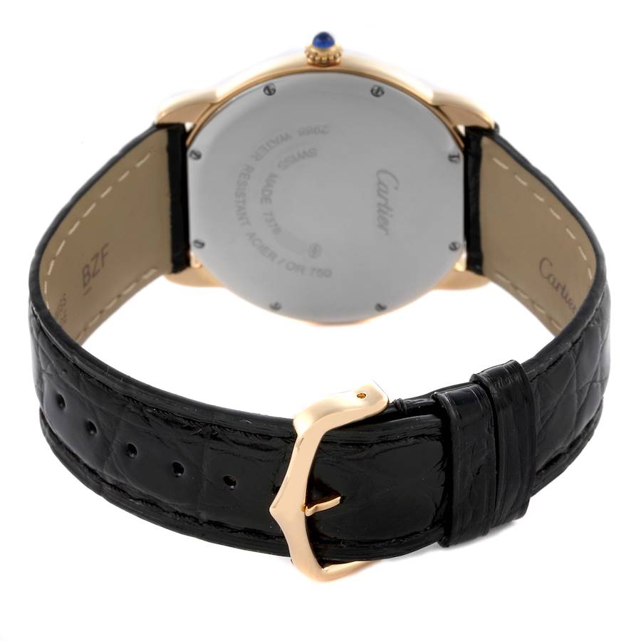 Orologio replica da uomo: Cartier Ronde Solo 36 mm, misura grande, oro giallo, acciaio, W6700455 — per ogni budget – Foto 6