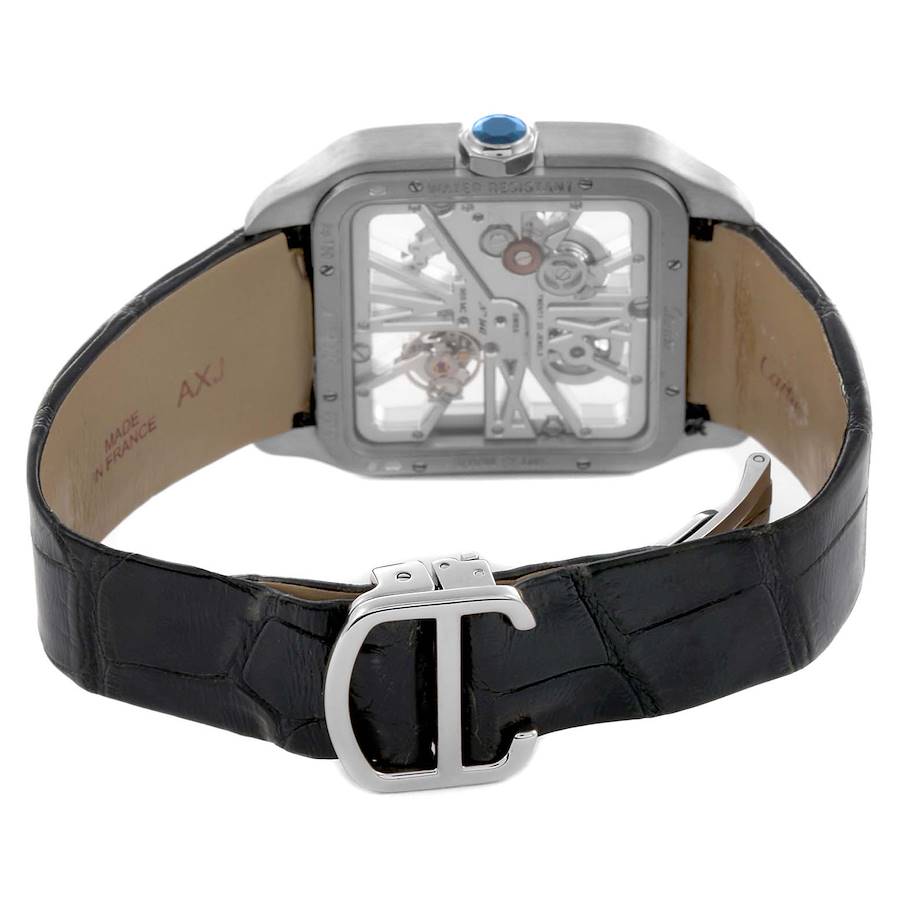 Orologio replica: Cartier Santos Dumont, quadrante scheletrato, oro bianco, W2020033 — iconico – Foto 7