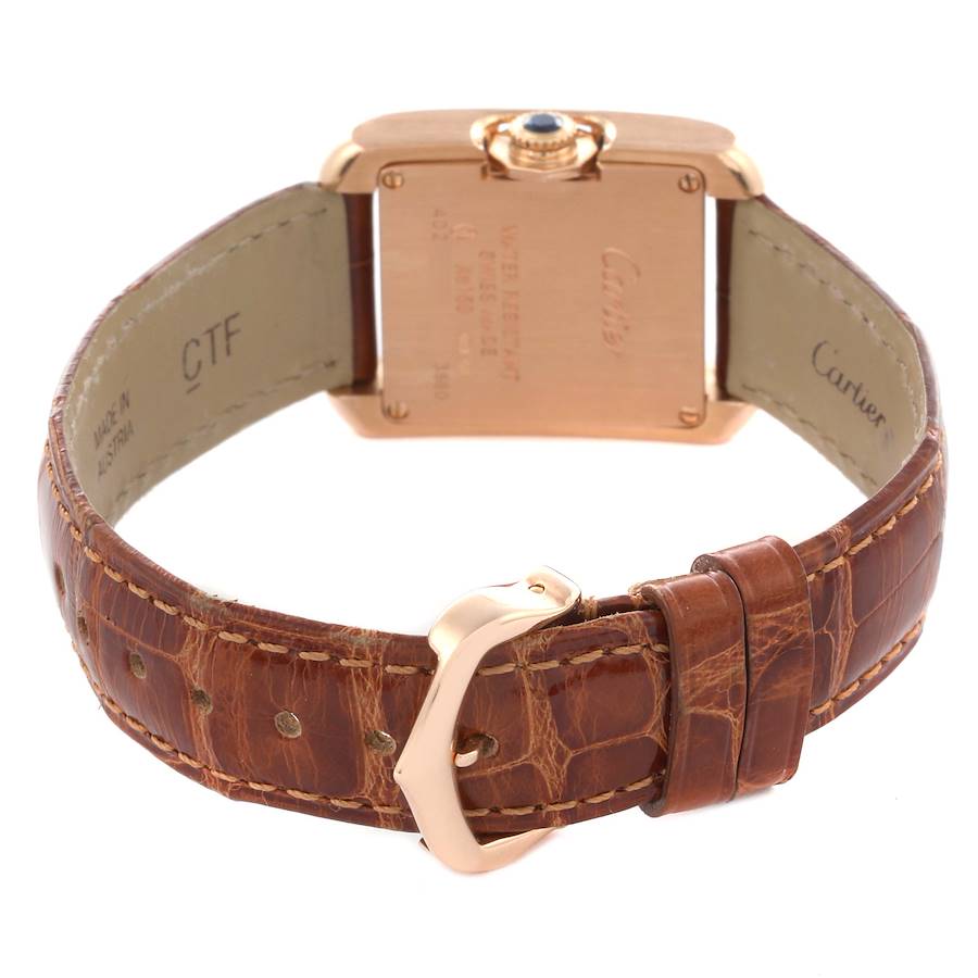 Orologio replica da donna: Cartier Tank Anglaise, misura piccola, oro rosa, diamanti, WJTA0007 — ricercato – Foto 7