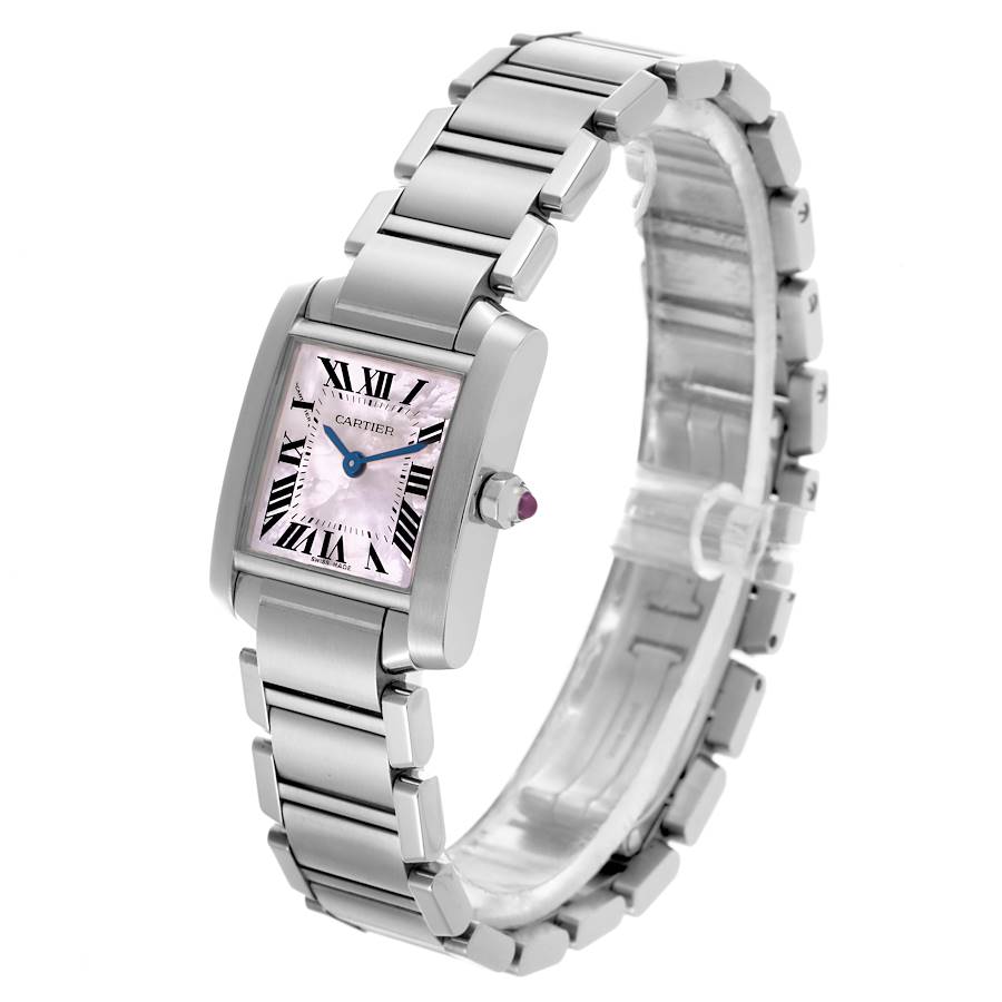 Orologio replica da donna: Cartier Tank Francaise, quadrante in madreperla, acciaio, W51028Q3 — attraente – Foto 4