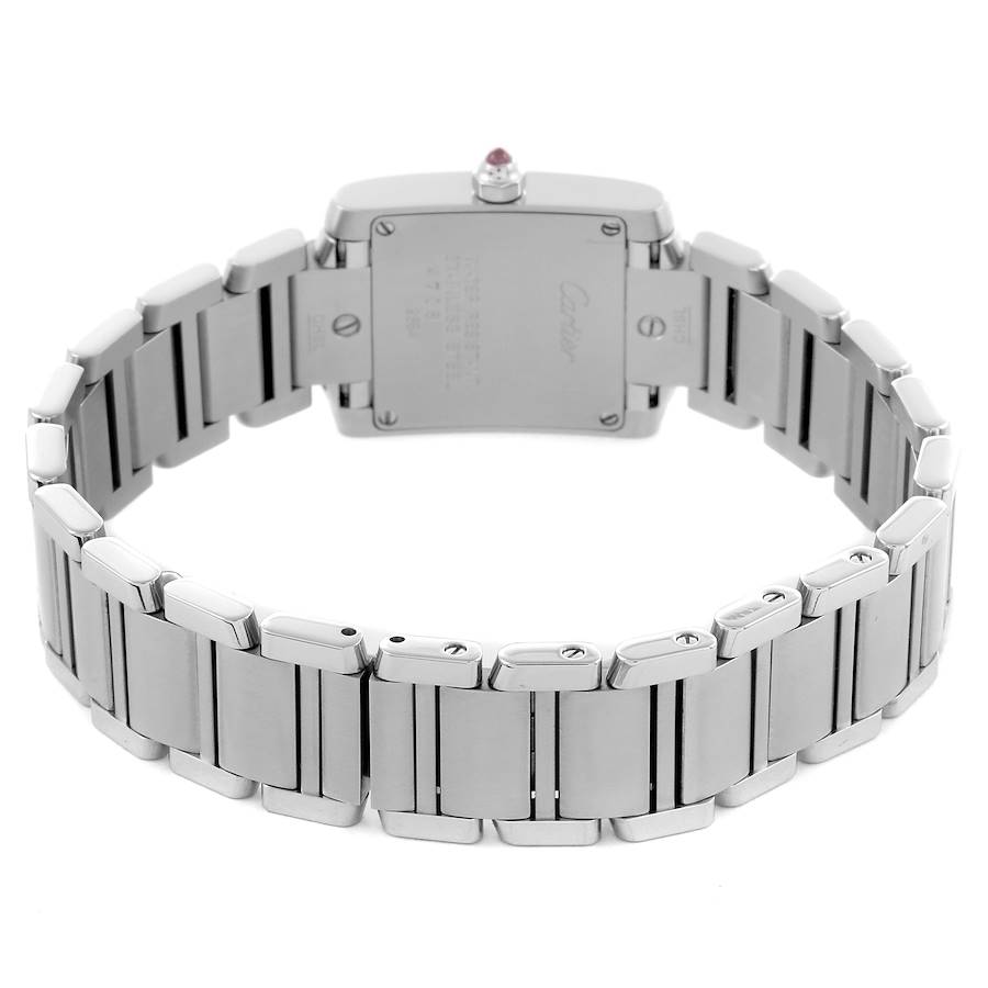 Orologio replica da donna: Cartier Tank Francaise, quadrante in madreperla, acciaio, W51028Q3 — attraente – Foto 7