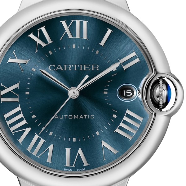Orologio replica da uomo: Cartier Ballon Bleu de Cartier, automatico, blu, acciaio inossidabile — preciso – Foto 5