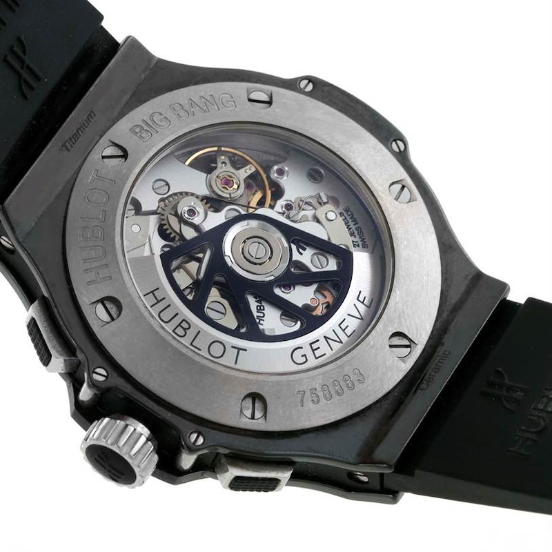 Orologio replica da uomo: Hublot Big Bang Ice Bang, ceramica nera, 301.CT.130.RX — ultralussuoso – Foto 5