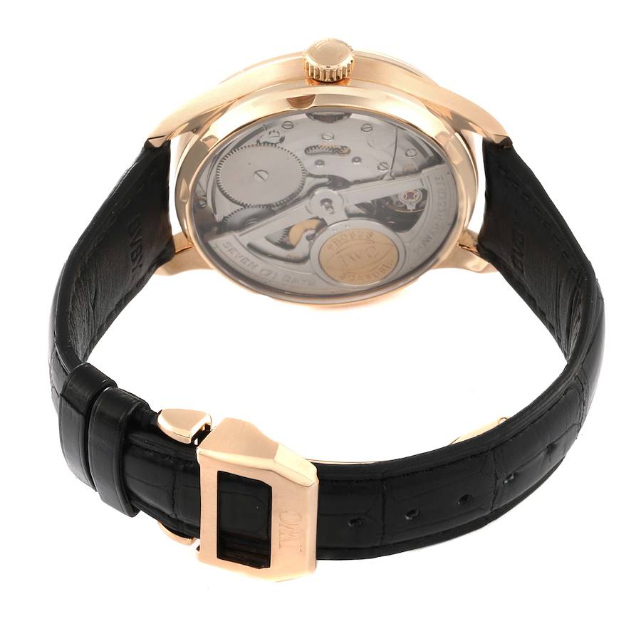 Orologio replica da uomo: IWC Portugieser, automatico, oro rosa, quadrante argentato, IW500701 — raro – Foto 7