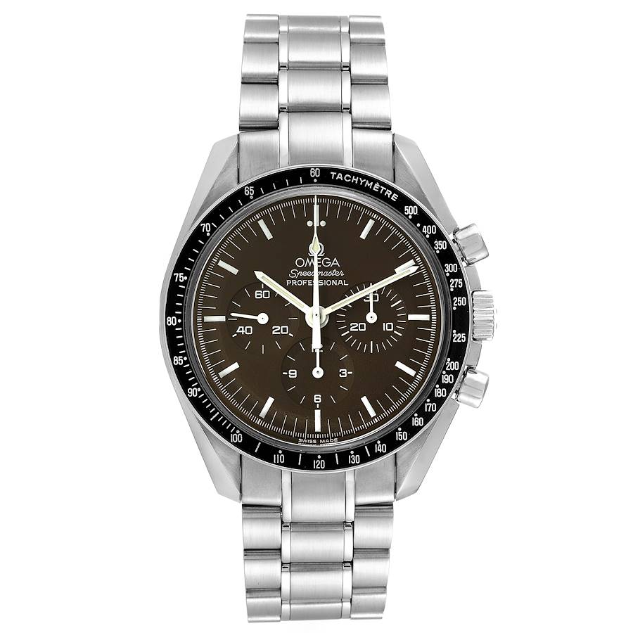 Orologio replica da uomo: Omega Speedmaster, quadrante marrone, acciaio, Moon 311.30.42.30.13.001 — personalizzato – Foto 2