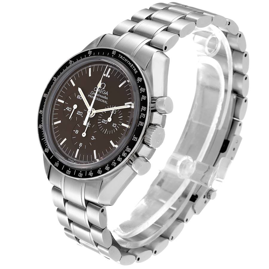 Orologio replica da uomo: Omega Speedmaster, quadrante marrone, acciaio, Moon 311.30.42.30.13.001 — personalizzato – Foto 4