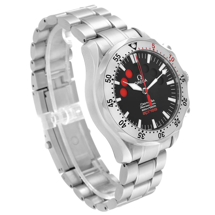 Orologio replica da uomo: Omega Seamaster Apnea Jacques Mayol, acciaio, 2595.50.00 — finemente realizzato – Foto 3