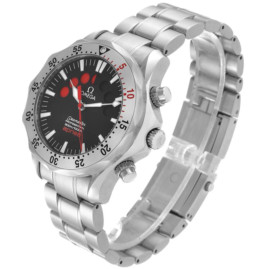 Orologio replica da uomo: Omega Seamaster Apnea Jacques Mayol, acciaio, 2595.50.00 — finemente realizzato – Foto 4