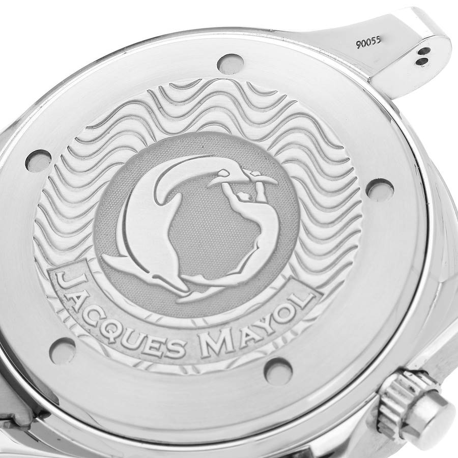 Orologio replica da uomo: Omega Seamaster Apnea Jacques Mayol, acciaio, 2595.50.00 — finemente realizzato – Foto 6