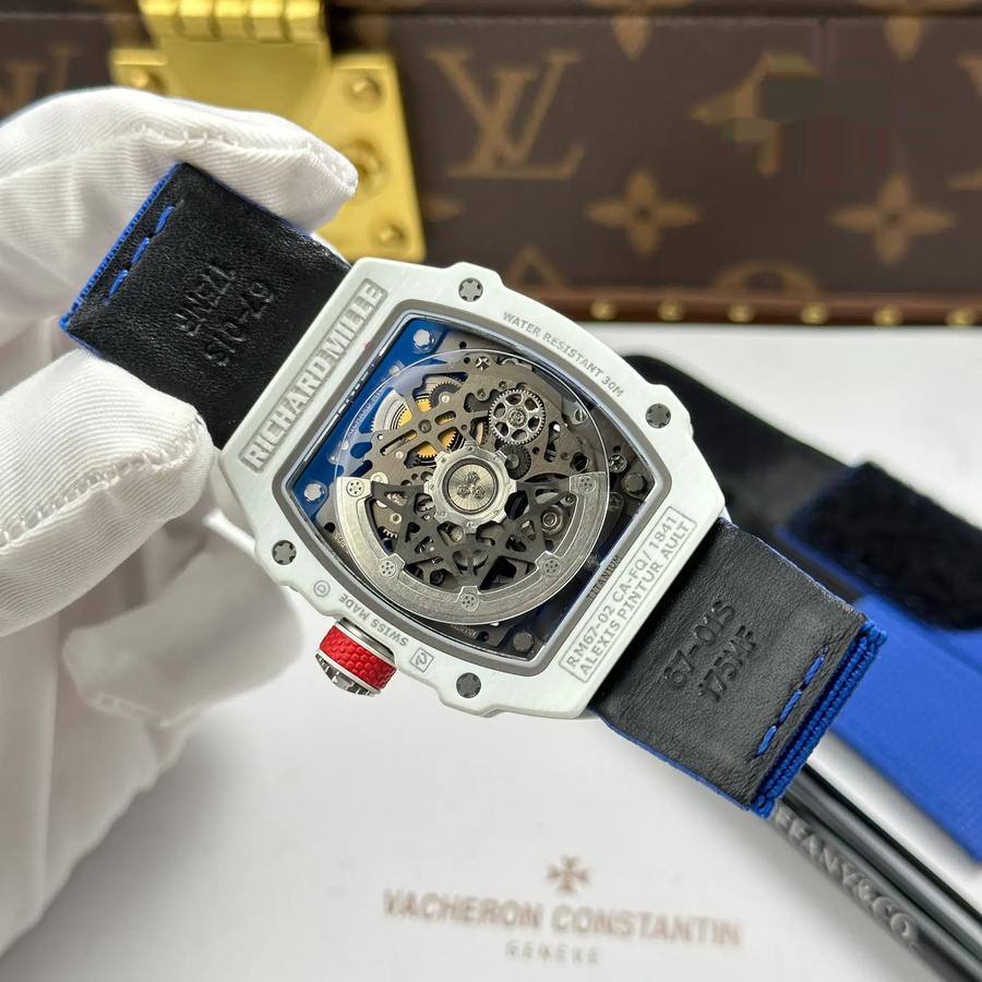 Orologio replica: Richard Mille RM 67-02 Alexis Pinturault, edizione, ultrapiatto, 38.7 X 47,52 mm — accessibile – Foto 11