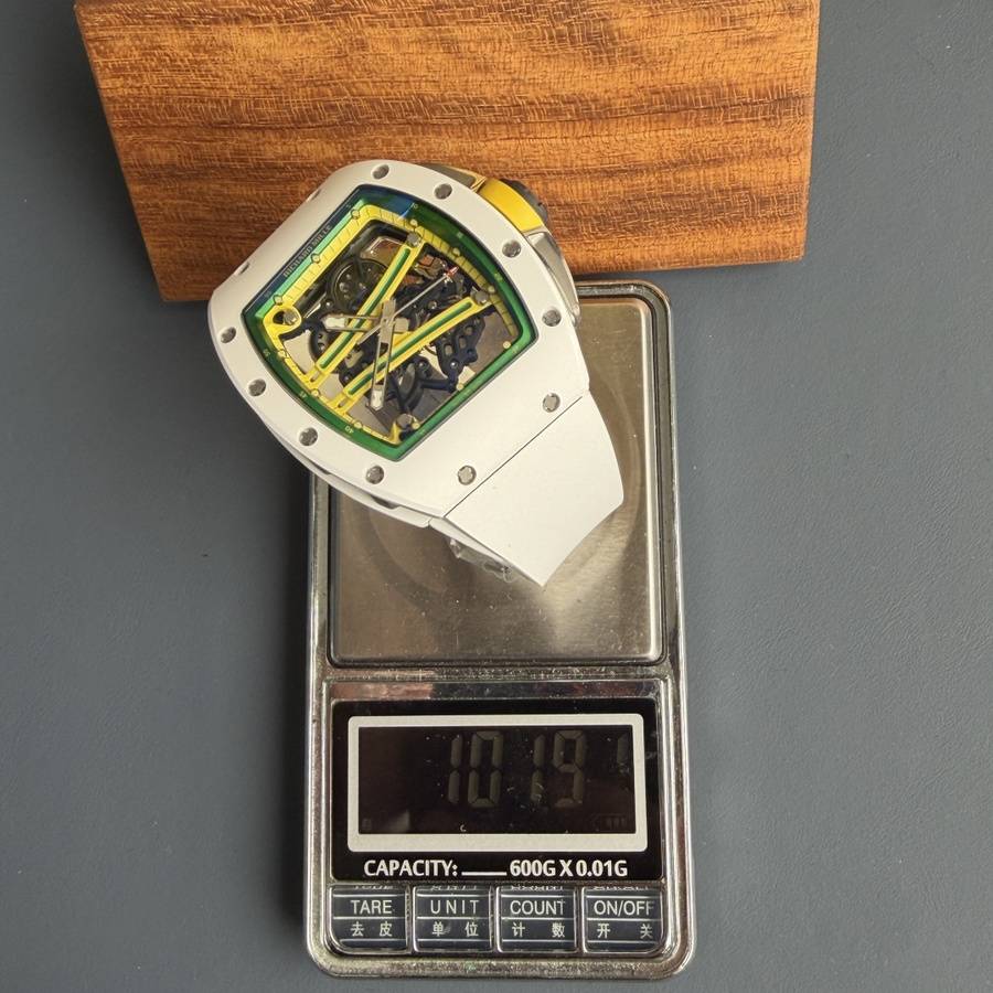 Orologio replica: Richard Mille RM 61-01, ceramica bianca, Asia, edizione limitata, movimento Vaucher, 42,7 mm X 50,23 mm — affascinante – Foto 11