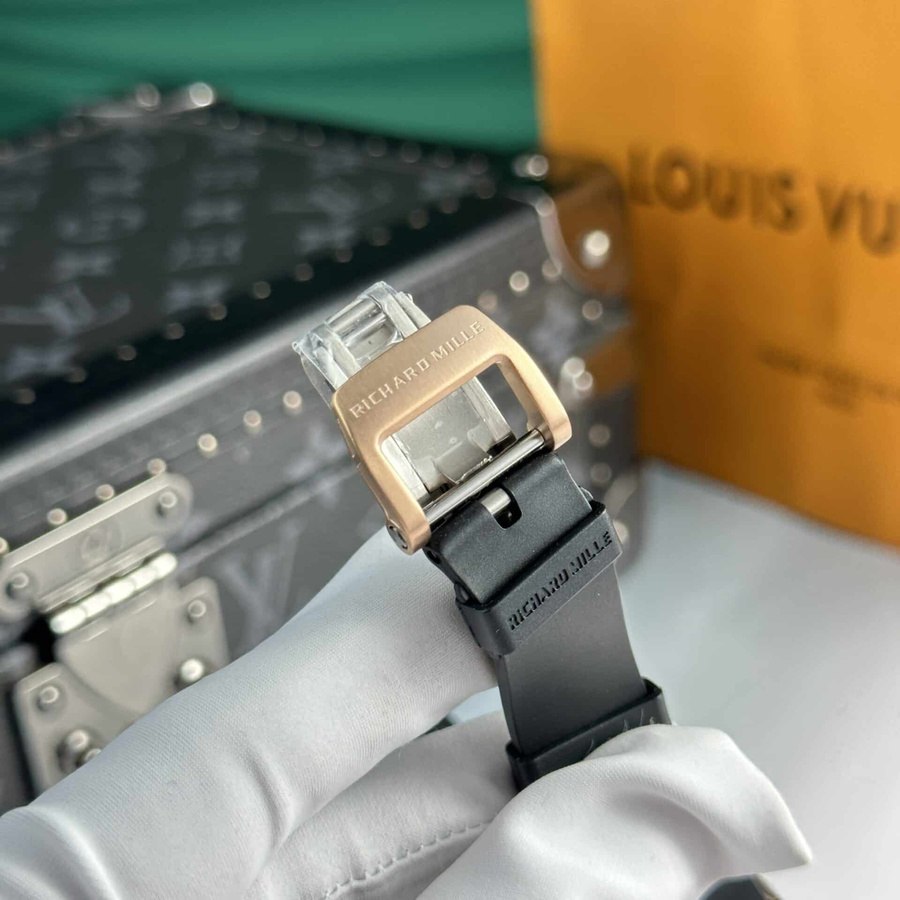 Orologio replica: Richard Mille RM 07-01, ceramica, oro rosa, Black Lip 45.32 X 32,3 mm — di prima scelta – Foto 8