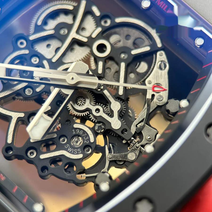 Orologio replica: Richard Mille RM 055 Bubba Watson, ceramica nera, Dubail, edizione, cinturino in gomma, ZF 42,7 mm — amatissimo – Foto 6