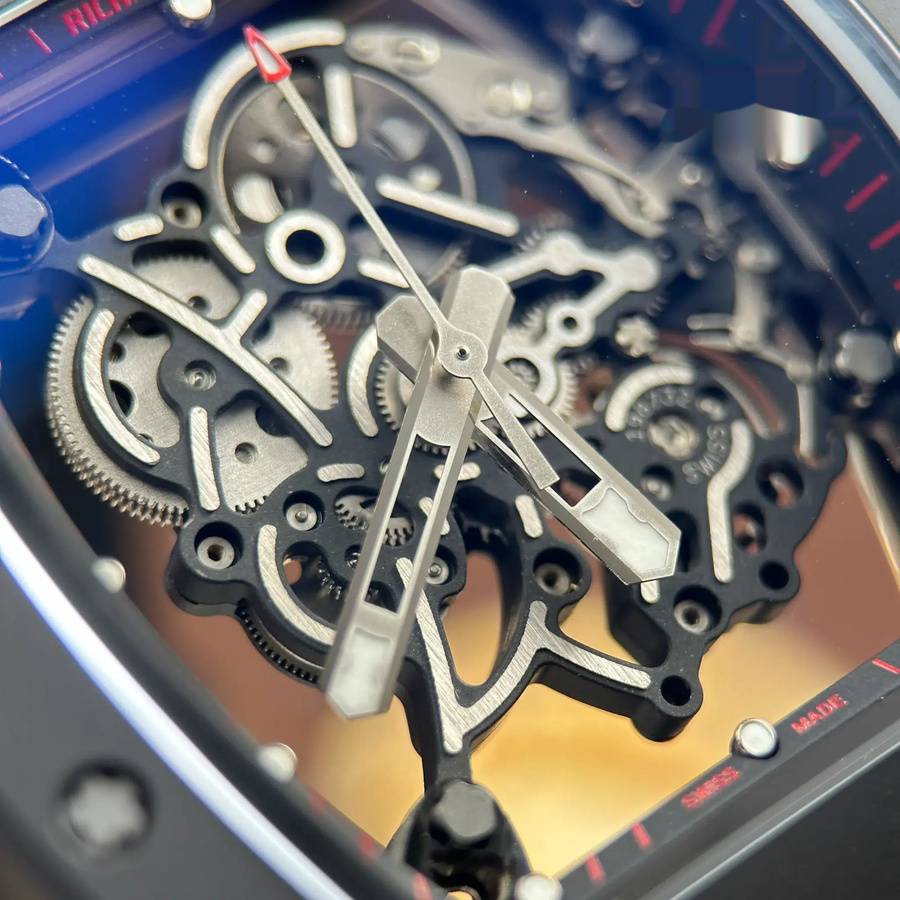 Orologio replica: Richard Mille RM 055 Bubba Watson, ceramica nera, Dubail, edizione, cinturino in gomma, ZF 42,7 mm — amatissimo – Foto 7