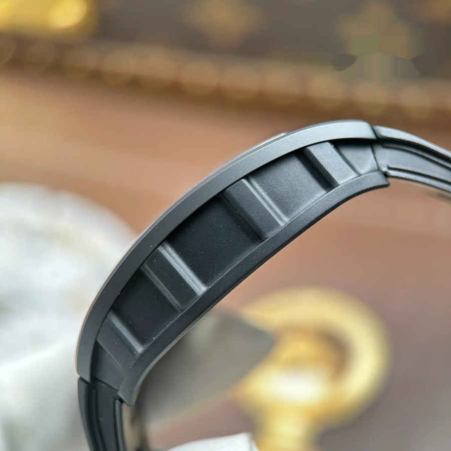 Orologio replica: Richard Mille RM 055 Bubba Watson, ceramica nera, Dubail, edizione, cinturino in gomma, ZF 42,7 mm — amatissimo – Foto 8