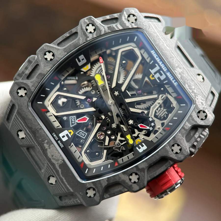 Orologio replica: Richard Mille RM 35-03 Rafael Nadal, carbonio, 43,2 mm X 50 mm — tra i più venduti – Foto 4