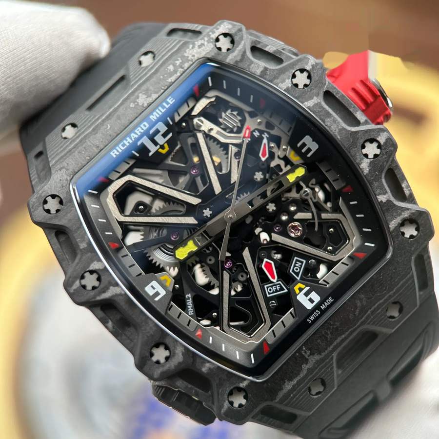 Orologio replica: Richard Mille RM 35-03 Rafael Nadal, carbonio, 43,2 mm X 50 mm — tra i più venduti – Foto 5
