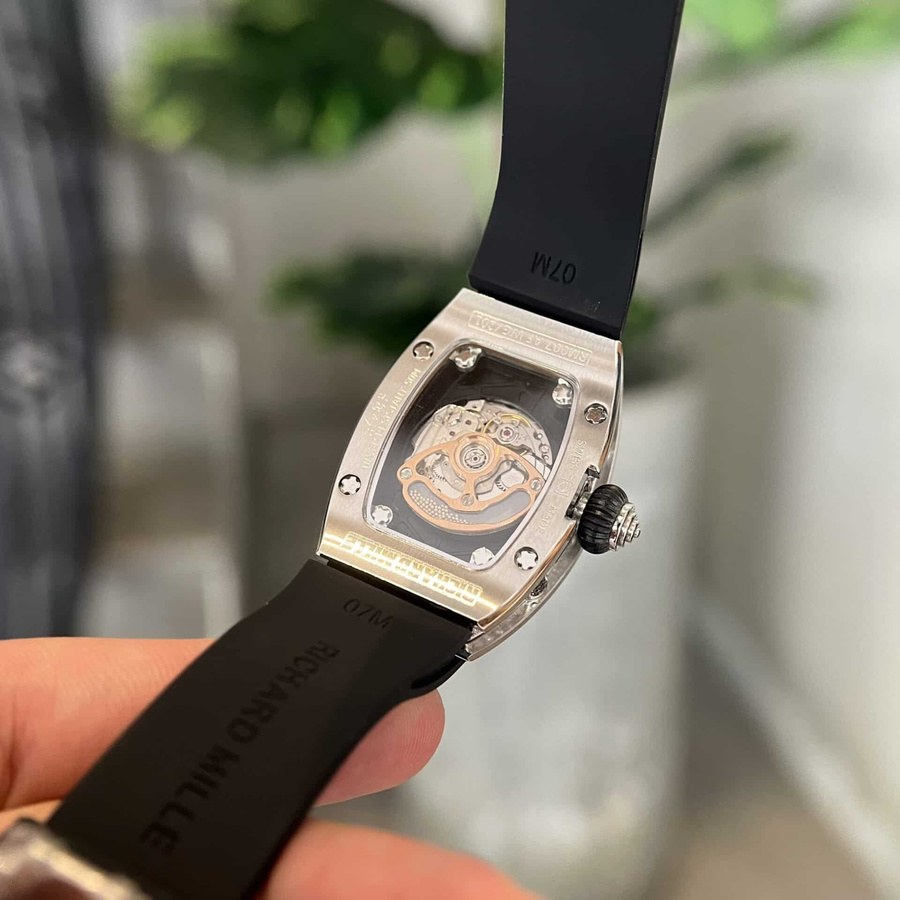 Orologio replica: Richard Mille RM 07-01, integrale, diamanti, Black Lip 45.32 X 32,3 mm — economico – Foto 7