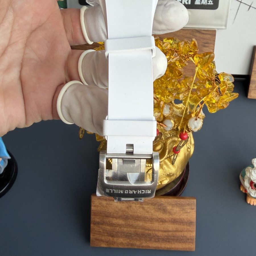 Orologio replica: Richard Mille RM 66, volante, tourbillon, su misura, autentico, bianco, zaffiro, 42,7 mm X 49,94 mm — conveniente – Foto 10