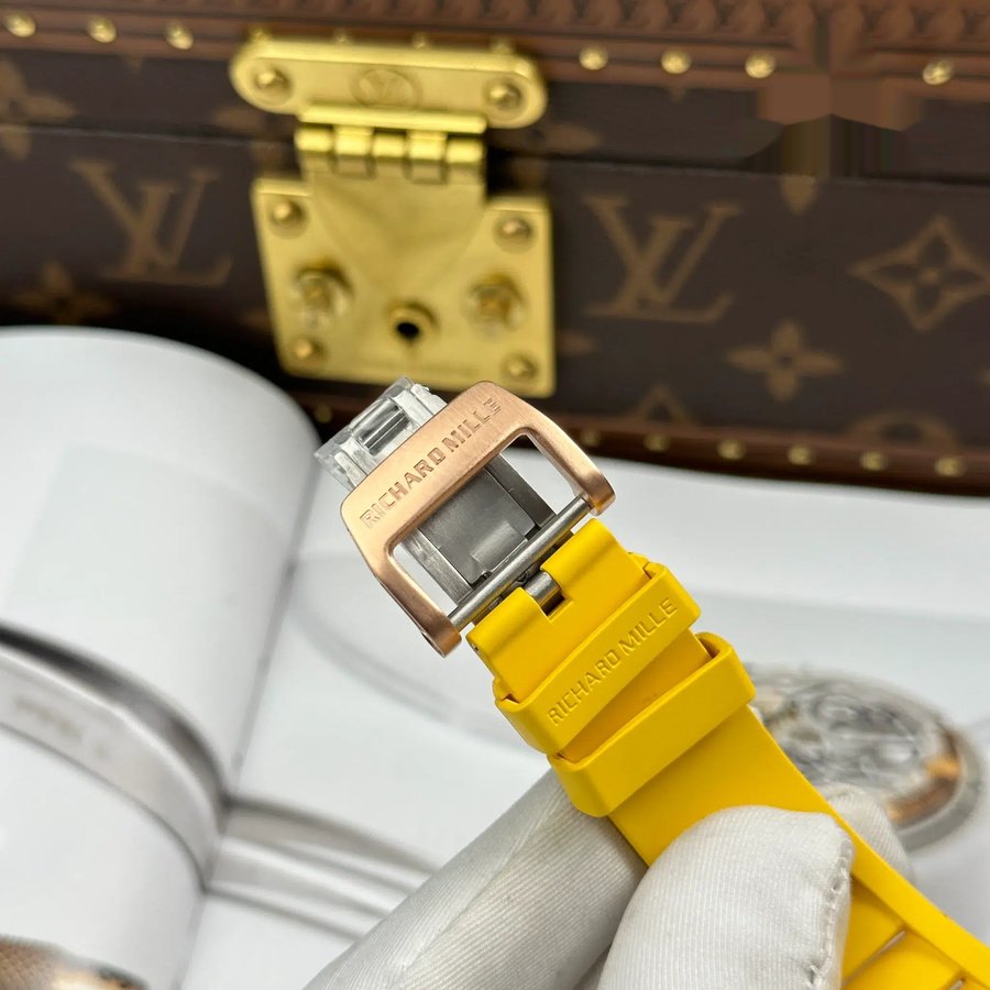 Orologio replica: Richard Mille RM 88, automatico, tourbillon, Smiley, ceramica bianca, 48.15 X 39,74 mm — eccellente – Foto 12