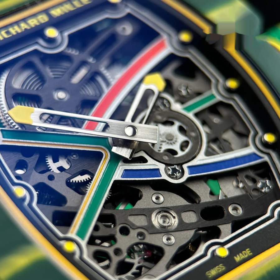 Orologio replica: Richard Mille RM 67-02 Wayde Van Niekerk, automatico, ultrapiatto, verde, Quartz TPT 47.52 X 38,7 mm — esclusivo – Foto 7