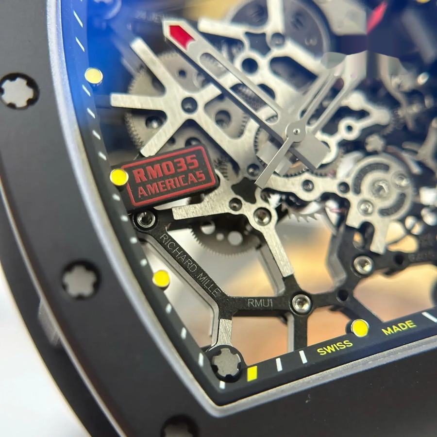 Orologio replica: Richard Mille RM 035 Rafael Nadal Americas, edizione limitata, ZF, manifattura, 39,7 mm X 48 mm — raffinato – Foto 7