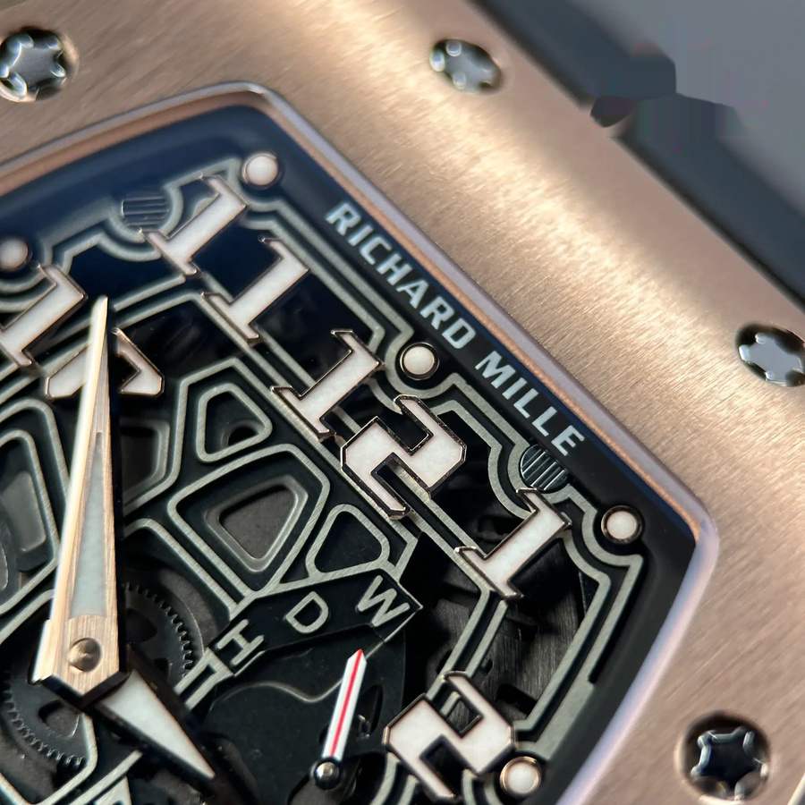 Orologio replica: Richard Mille RM 67-01, oro rosa, automatico, ultrapiatto, cinturino in gomma, 38,7 mm X 47,5 mm — raffinato – Foto 7