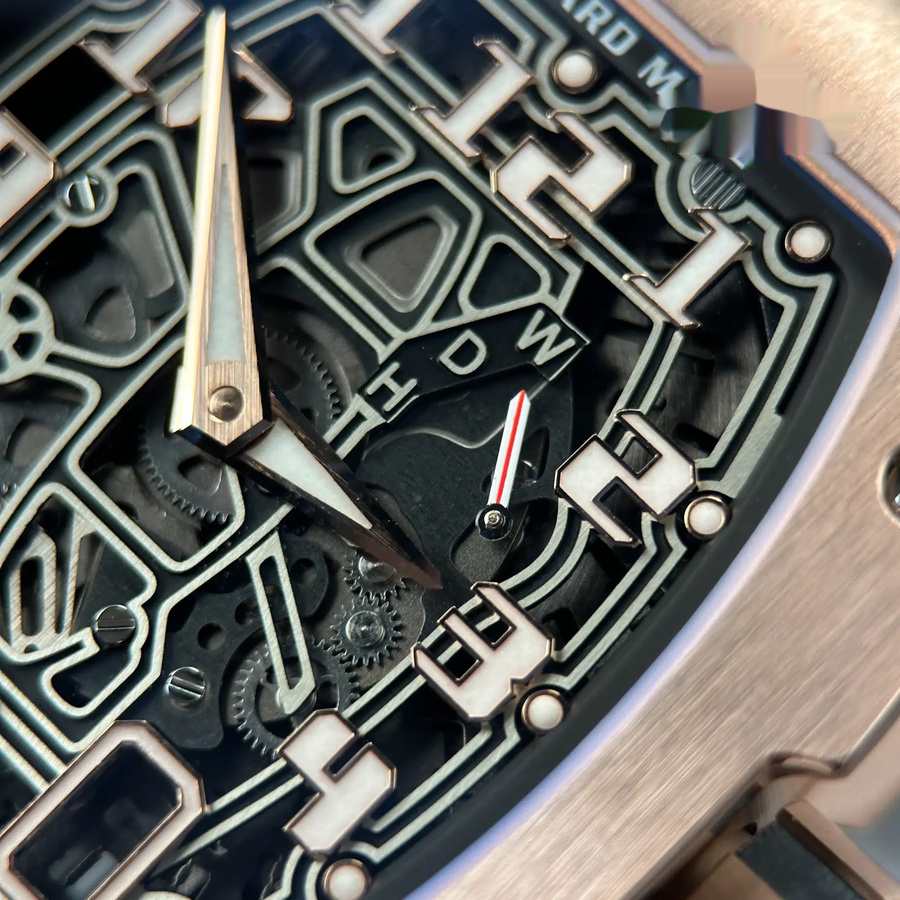 Orologio replica: Richard Mille RM 67-01, oro rosa, automatico, ultrapiatto, cinturino in gomma, 38,7 mm X 47,5 mm — raffinato – Foto 8