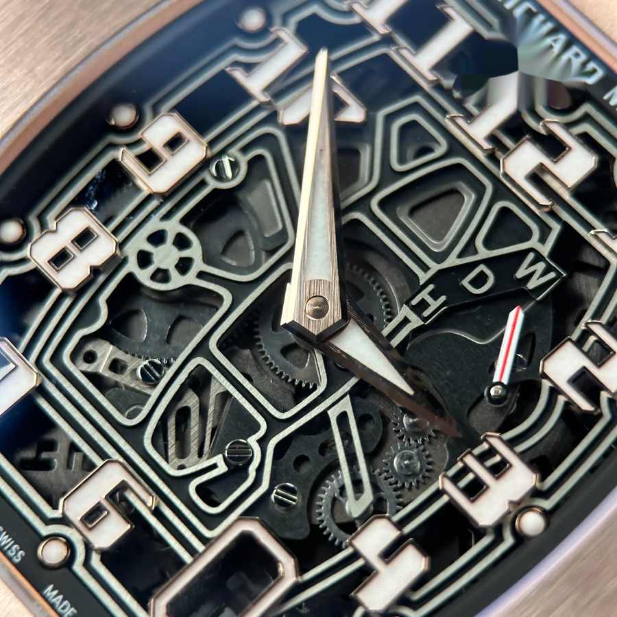 Orologio replica: Richard Mille RM 67-01, oro rosa, automatico, ultrapiatto, cinturino in gomma, 38,7 mm X 47,5 mm — raffinato – Foto 9