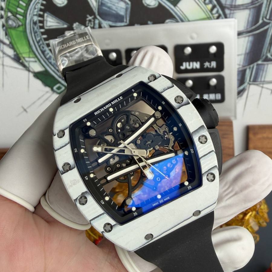 Orologio replica: Richard Mille RM 61-01 Yohan Blake Ultimate, edizione, movimento Vaucher, 42,7 mm X 50,23 mm — che cattura lo sguardo – Foto 3