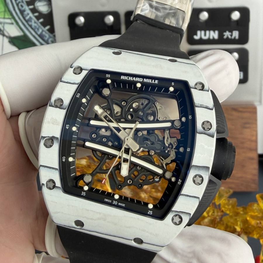 Orologio replica: Richard Mille RM 61-01 Yohan Blake Ultimate, edizione, movimento Vaucher, 42,7 mm X 50,23 mm — che cattura lo sguardo – Foto 5