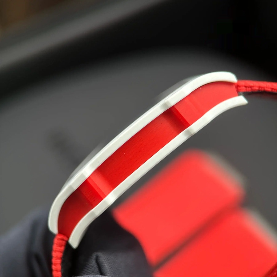 Orologio replica: Richard Mille RM 67-02 Charles Leclerc Monaco, rosso, bianco, Quartz TPT 38.7 X 47,52 mm — alla moda – Foto 12