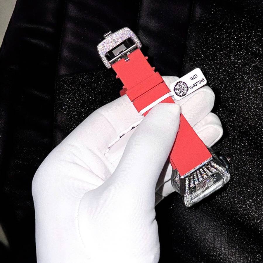 Orologio replica: Richard Mille RM 07-01 Red Lip, misura media, con diamanti incastonati, lavorazione, moissanite — alla moda – Foto 7