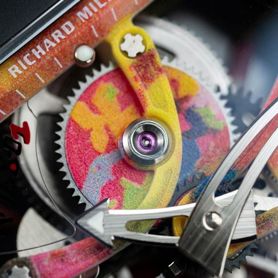 Orologio replica: Richard Mille RM 68-01, tourbillon, Cyril Kongo, ceramica nera, 52.24 X 42,70 mm — di alta qualità – Foto 6
