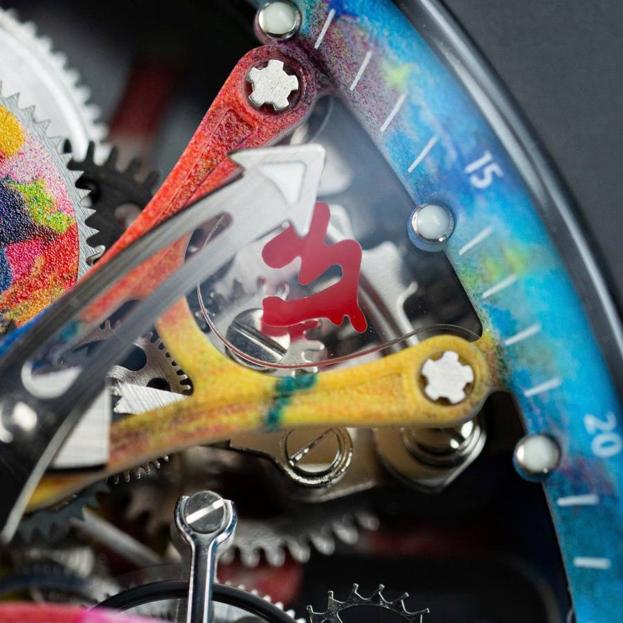 Orologio replica: Richard Mille RM 68-01, tourbillon, Cyril Kongo, ceramica nera, 52.24 X 42,70 mm — di alta qualità – Foto 7
