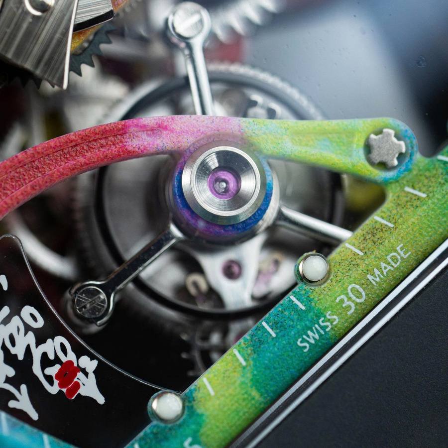Orologio replica: Richard Mille RM 68-01, tourbillon, Cyril Kongo, ceramica nera, 52.24 X 42,70 mm — di alta qualità – Foto 8