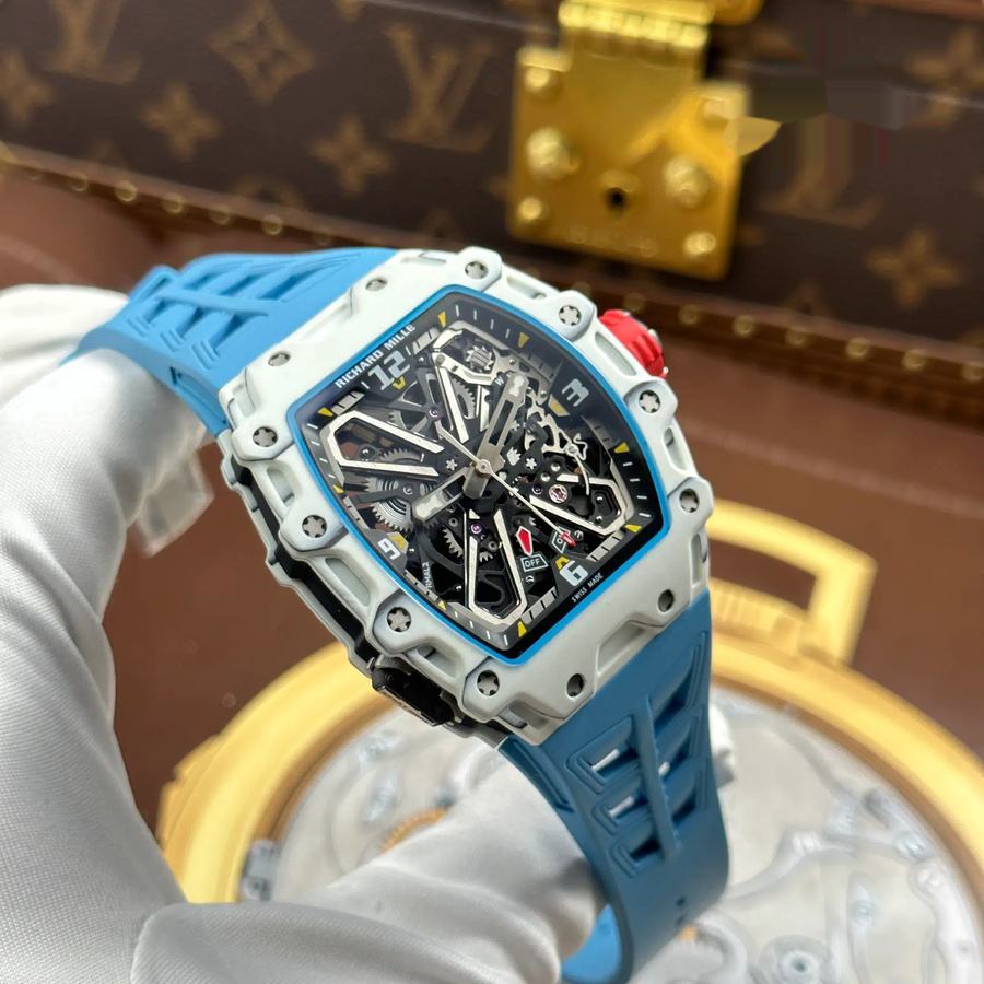 Orologio replica: Richard Mille RM 35-03 Rafael Nadal, bianco, Quartz TPT 43,2 mm X 50 mm — impeccabile – Foto 3